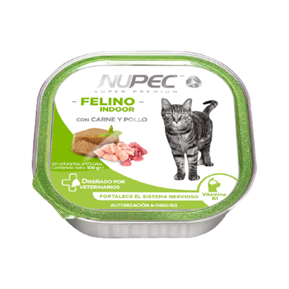 Nupec - Lata Indoor Alimento Para Gato Alimento Húmedo Nupec - Lata Indoor Alimento Para Gato Alimento Húmedo